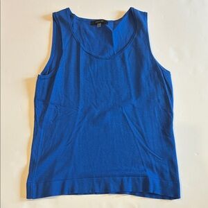 August Silk Vibrant Blue sweater Tank Top